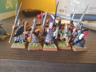 20 Elfos Oscuros Warhammer (Ballesta y Lanza)