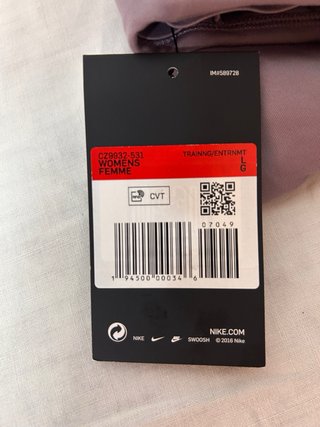 Mallas Nike One Luxe Moradas Talla L
