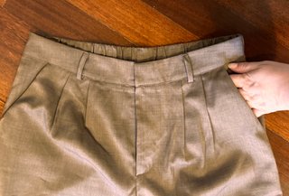 Pantalón de vestir Shein café Talla L