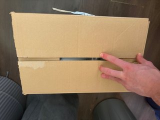 Caja de cartón para antigüedades