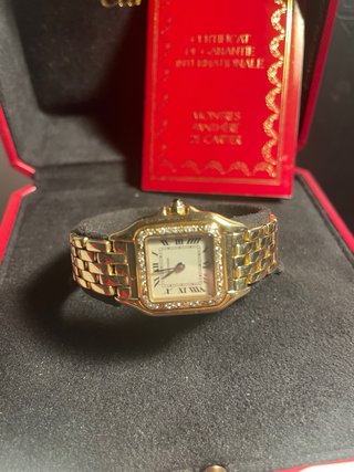 Reloj Cartier Oro 18 k Panthère Diamantes