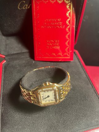 Reloj Cartier Oro 18 k Panthère Diamantes