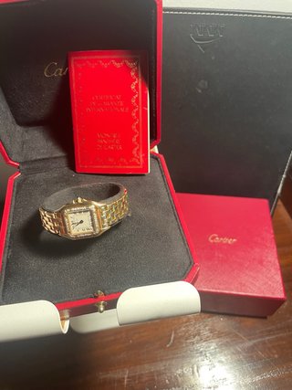 Reloj Cartier Oro 18 k Panthère Diamantes