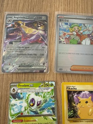 Cartas Pokémon VMAX y V