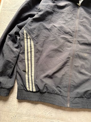Chaqueta Adidas Negra y Gris