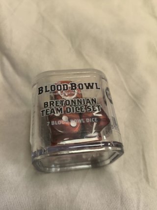 Dados Blood Bowl Bretonnian Team Set