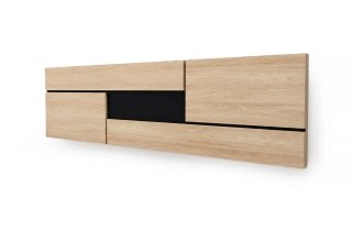 CABECERO CAMA MATRIMONIO ESTILO NORDICO GRAFITO
