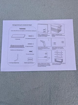 Estantes Flotantes de Madera 4+1 con Cesta
