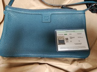 Bolso de mano MCM Piel Azul Petróleo