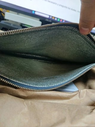 Bolso de mano MCM Piel Azul Petróleo