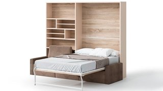 CAMA ABATIBLE VERTICAL CON SOFA NOVA