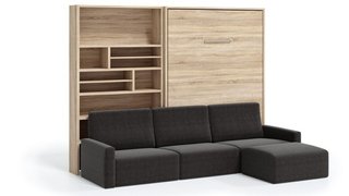 CAMA ABATIBLE VERTICAL CON SOFA NOVA