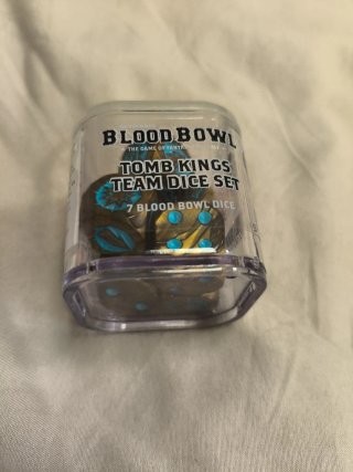Dados Blood Bowl Tomb Kings