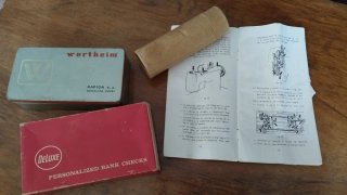 Máquina de coser Wertheim vintage