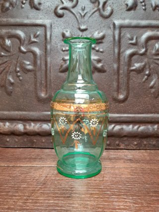 Botella de vidrio de uranio. 1900
