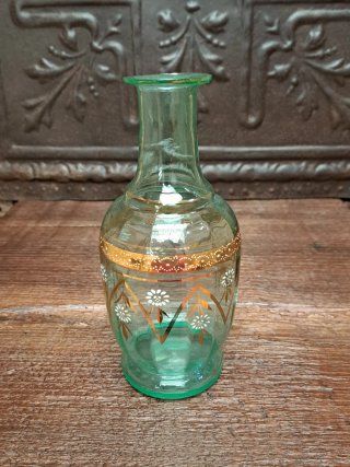 Botella de vidrio de uranio. 1900