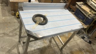 Mesa de trabajo inox hostelería 100x60 NUEVA