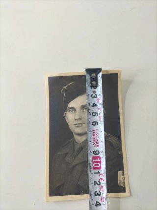 Fotografía Soldado II Guerra Mundial Original