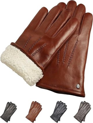 Guantes Piel AKAROA Marrón Talla M
