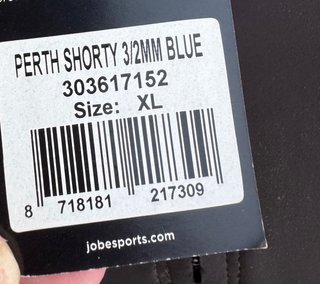 Shorty Perth Jobe Negro y Azul