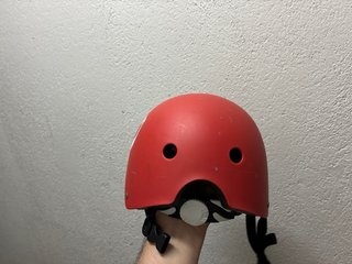 Casco Infantil Rojo Bicicleta/Skate