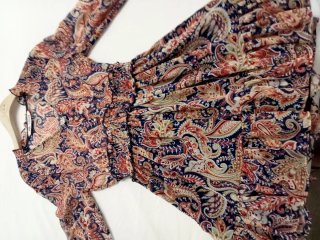 Vestido Zara Estampado Paisley