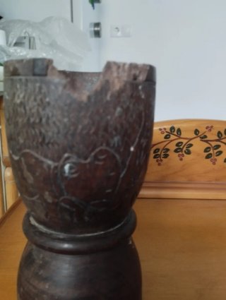 Lote antigüedades madera