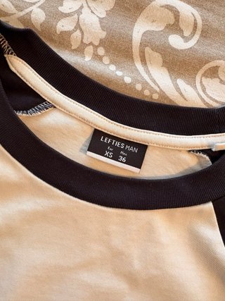 Camiseta Lefties Manga Negra Talla XS