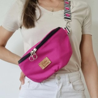 Riñonera impermeable fucsia