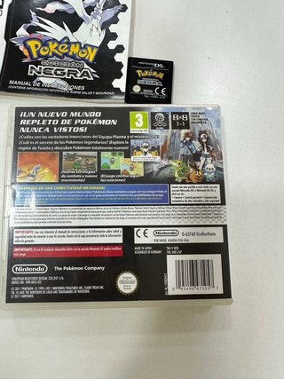 Pokemon Edición Negra DS PAL Spagna