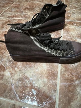 Zapatillas altas marrones