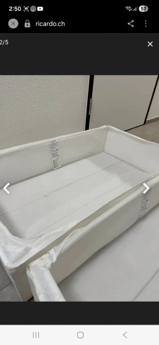 Pack 2 Bolsas grandes Almacenaje Ikea SKUBB nuevas