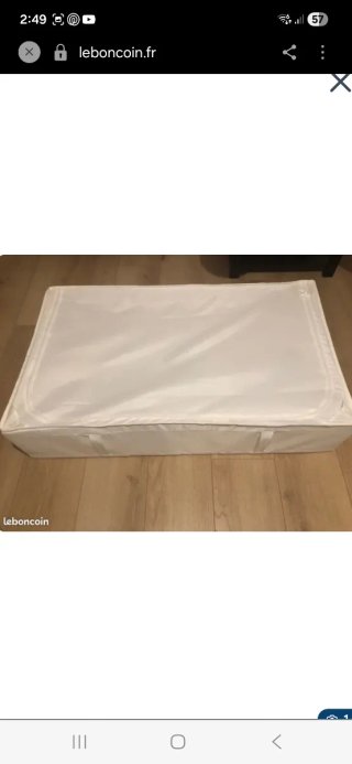 Pack 2 Bolsas grandes Almacenaje Ikea SKUBB nuevas