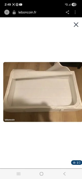 Pack 2 Bolsas grandes Almacenaje Ikea SKUBB nuevas