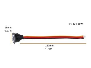2x Interruptores Táctiles Atenuación DC12V