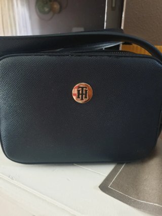 Bandolera Tommy Hilfiger Piel Azul Marino