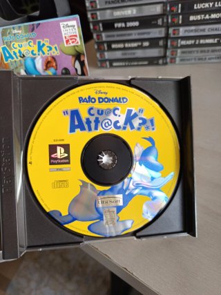 Pato Donald Cuac Attack PS1 Completo PAL