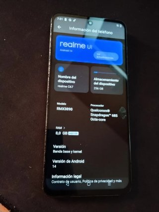 Realme C67 256GB 12GB Ram