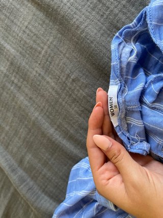 Pantalones cortos a rayas azules