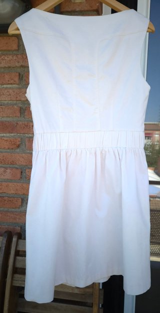 Vestido Sfera blanco cremallera