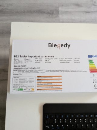 Tablet Biegedy 10 128GB + 20GB RAM + Accesorios
