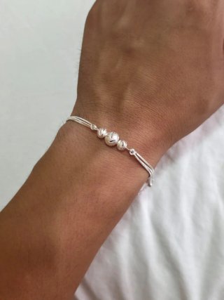 Pulsera de Plata de Bolitas