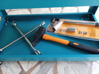 Carrello Attrezzi Gommista + Utensili e attrezzi