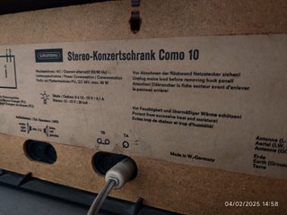 Grundig Stereo-Konzertschrank Como 10