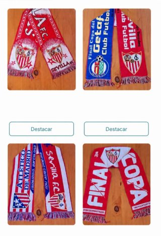Bufandas del Sevilla FC 9,95€ cada