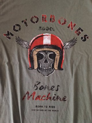 Camiseta Estampada Motorbones
