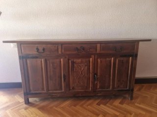Taquillón madera rústica