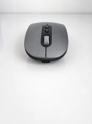 Mouse ottico ricaricabile wireless grigio
