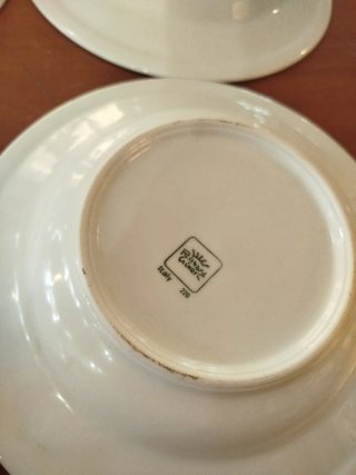 Coppia Piatti Ginori