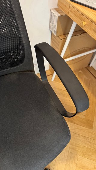 Silla de oficina Ikea negra